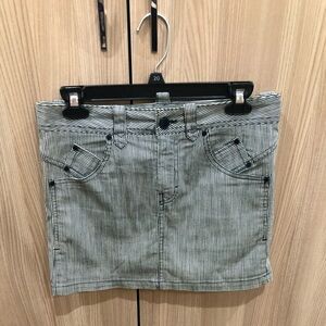 GF FERRE Women Skirt Striped Mini Skirt Size 26